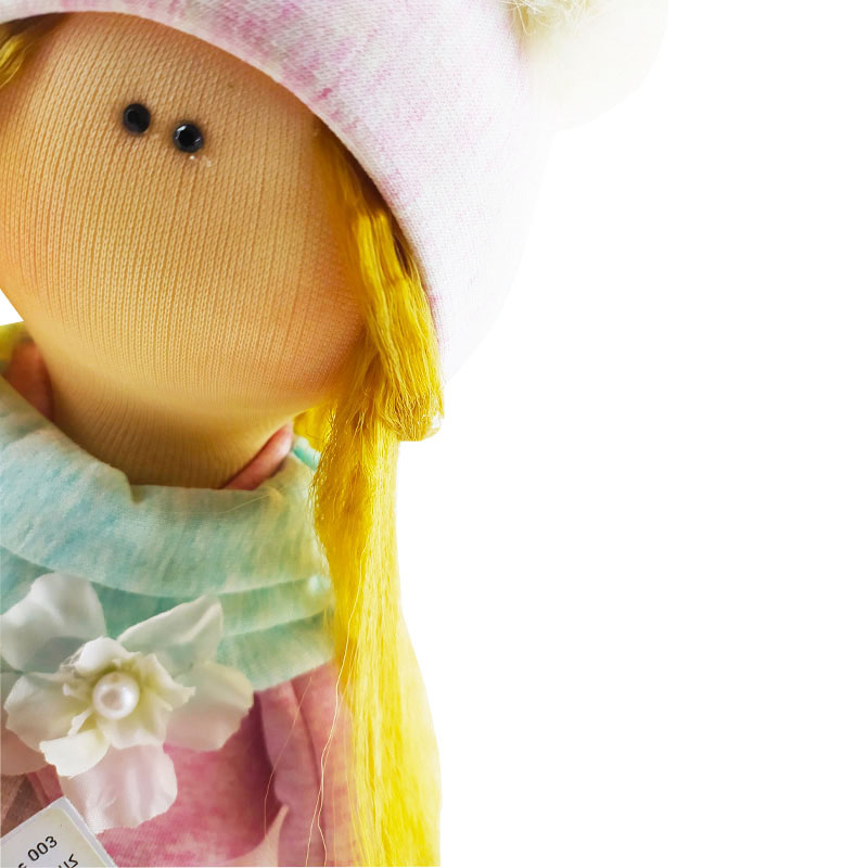 عروسک روسی دامن توری بنفش Tanha