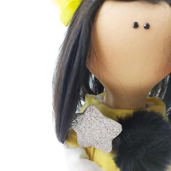 عروسک روسی دامن توری بنفش Tanha