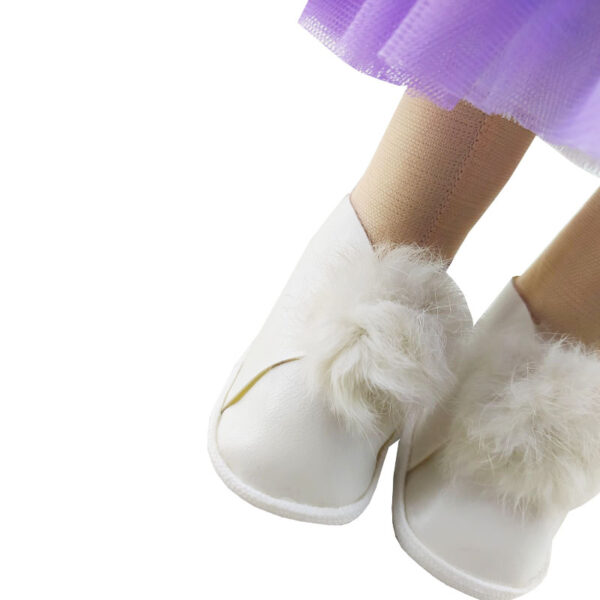 عروسک روسی دامن توری بنفش Tanha