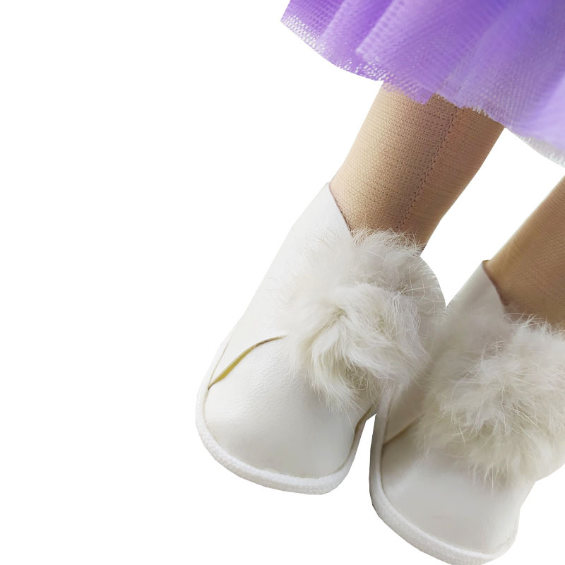 عروسک روسی دامن توری بنفش Tanha