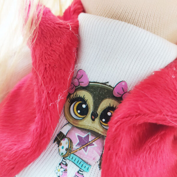 عروسک روسی دامن توری بنفش Tanha