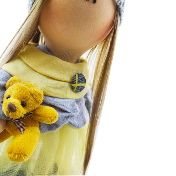 عروسک روسی دامن توری بنفش Tanha