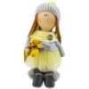 عروسک روسی دامن توری زرد رنگ Tanha