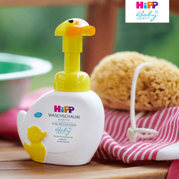 فوم شستشوی دست و صورت کودک 250 میل هیپ Hipp