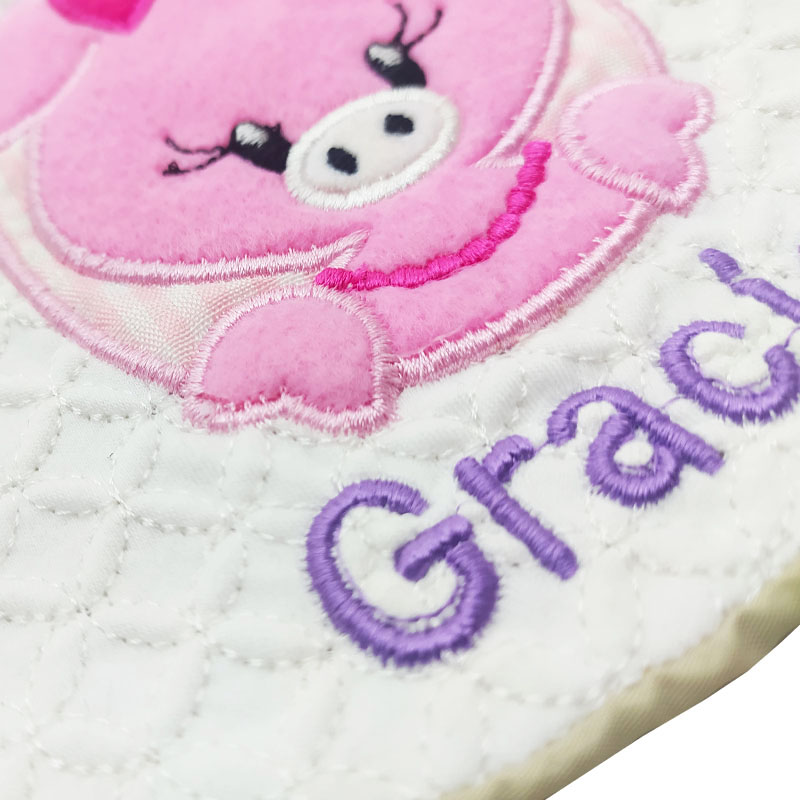 پیش بند نخی تکه دوزی طرح خوک کوکالو ‍Cocalo