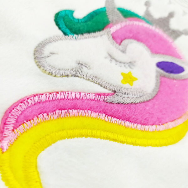 پیش بند مخمل طرح اسب شاخدار Okie Dokie