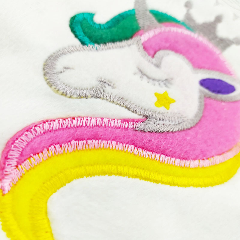 پیش بند مخمل طرح اسب شاخدار Okie Dokie