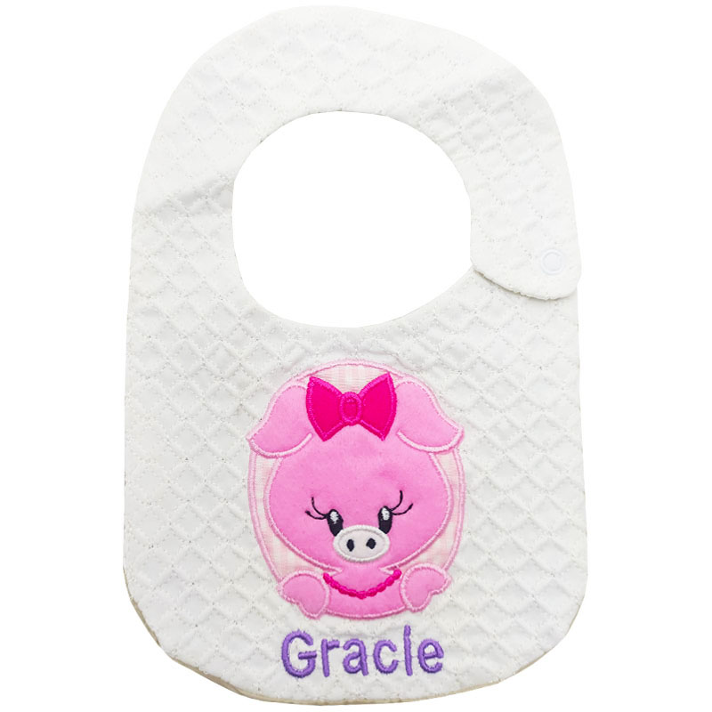 پیش بند نخی تکه دوزی طرح خوک کوکالو ‍Cocalo