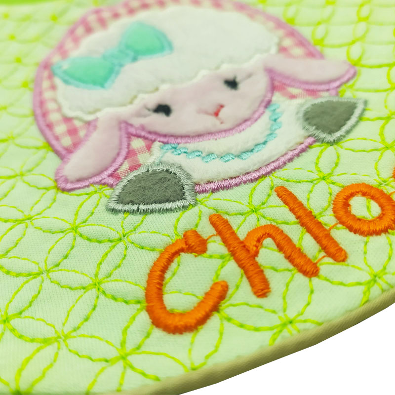 پیش بند نخی تکه دوزی طرح گوسفند سبز کوکالو Cocalo