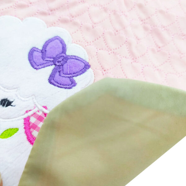 پیش بند تکه دوزی طرح گوسفند صورتی کوکالو ‍Cocalo