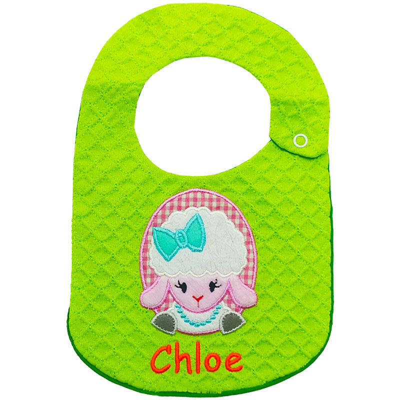 پیش بند نخی تکه دوزی طرح گوسفند سبز کوکالو Cocalo