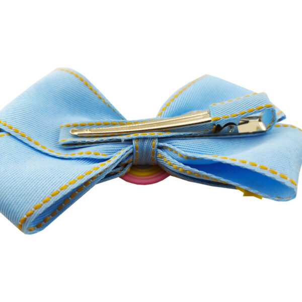 گیره تکی طرح پاپیون رنگین کمان و ستاره Perance hairbows