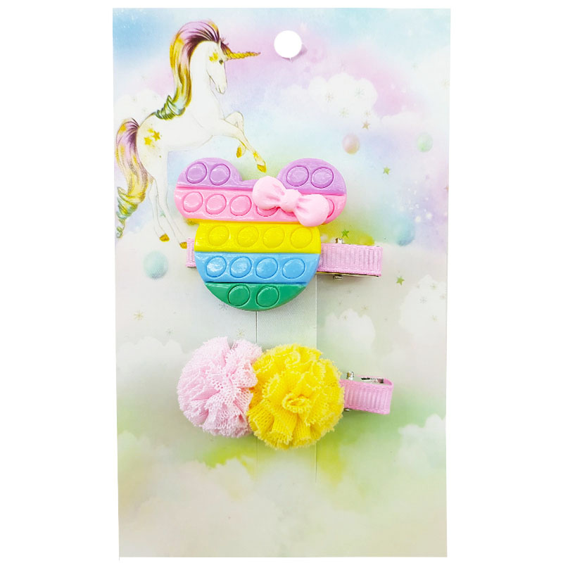 گیره سر  طرح پاپیت میکی موس و توپک Perance hairbows