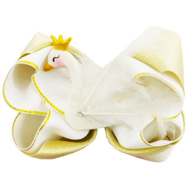 گیره پاپیونی قو پردار Perance hairbows