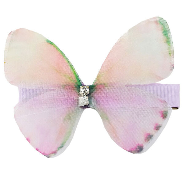 گیره سر دخترانه طرح پروانه حریر Perance hairbows