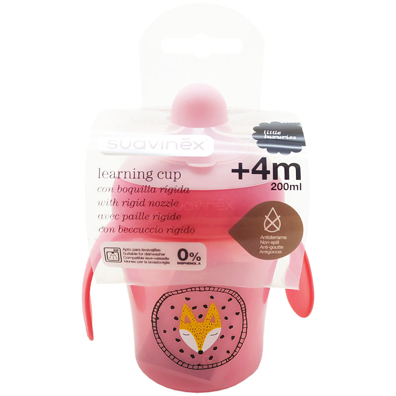 آبمیوه خوری دسته دار 4+ ماه روباه 200 میل suavinex