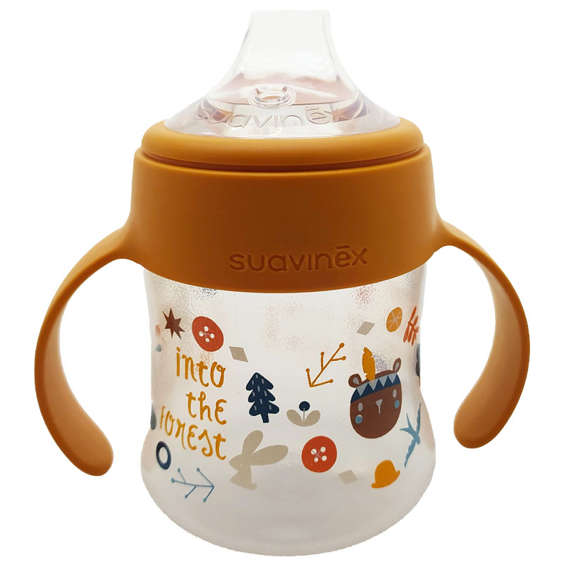 آبمیوه خوری دسته دار 4+ ماه خرگوش و کاج 150 میل suavinex