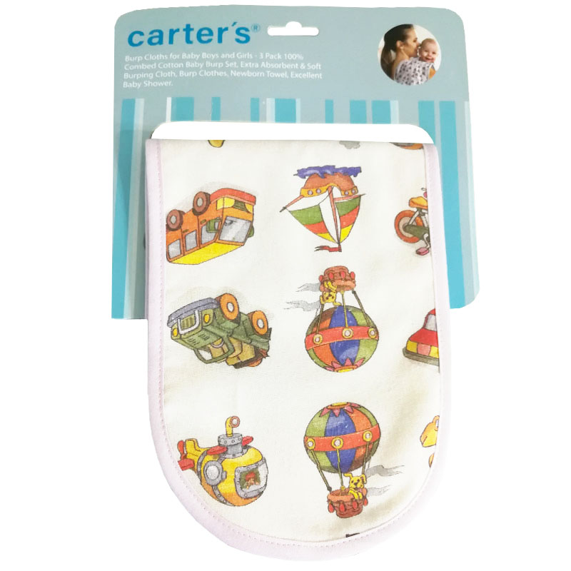 روپوش آروغ گیر 3 تایی طرح ماشین و بالن کارترز Carters
