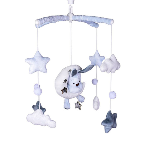 آویز تخت پولیشی ماه و ستاره و خرگوش Luis Kids