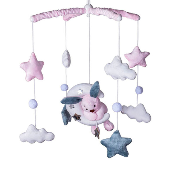 آویز تخت پولیشی ماه و ستاره و خرگوش Luis Kids