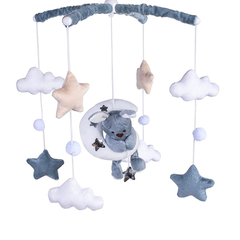 آویز تخت پولیشی ماه و ستاره و خرگوش Luis Kids