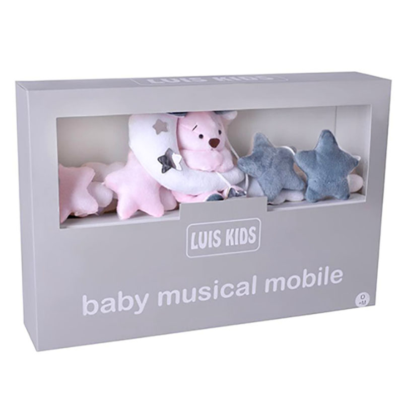 آویز تخت پولیشی ماه و ستاره و خرگوش Luis Kids