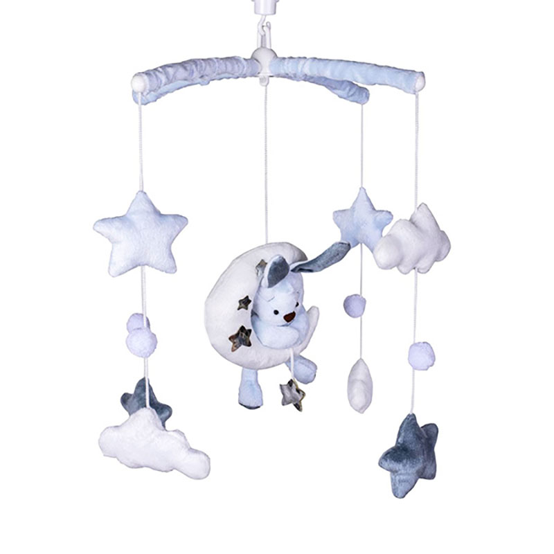 آویز تخت پولیشی ماه و ستاره و خرگوش Luis Kids