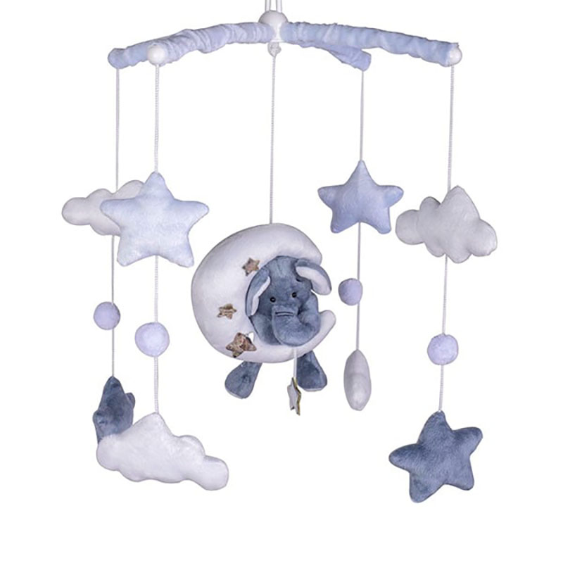 آویز تخت پولیشی ماه و ستاره و فیل Luis Kids