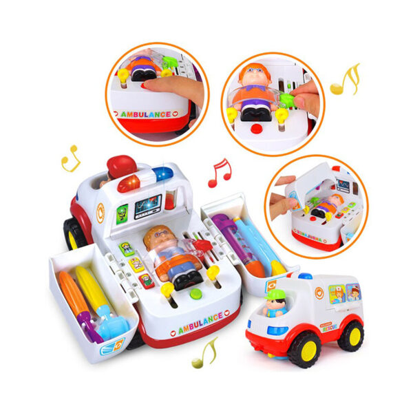 اسباب بازی آمبولانس با تجهیزات پزشکی هولا تویز Hola Toys