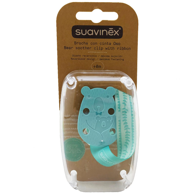 بند پستانک طرح خرسی سواوینکس suavinex