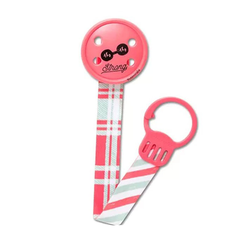 بند پستانک نوار راه راه طرح دکمه سواوینکس suavinex