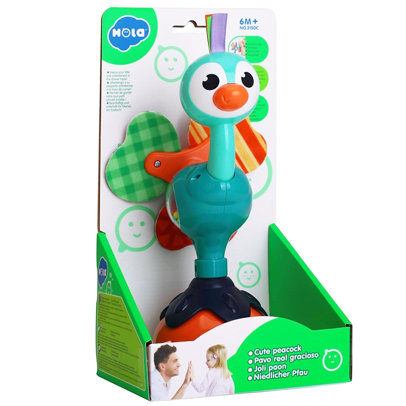 اسباب بازی شترمرغ جغجغه ای 6+ ماه Hola Toys