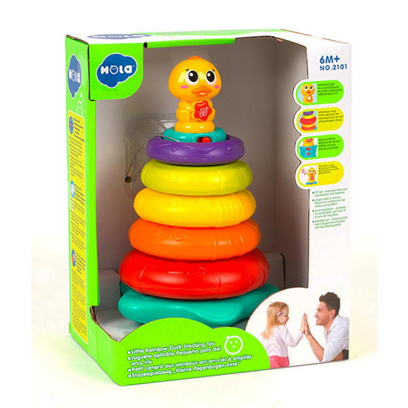 اسباب بازی حلقه موزیکال جوجه 6+ ماه Hola Toys