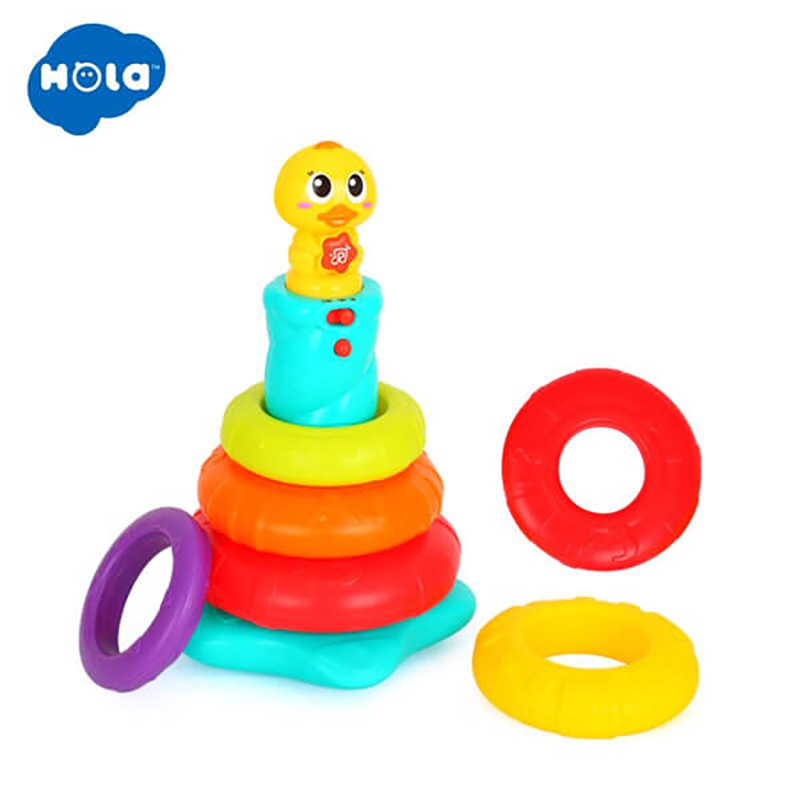 اسباب بازی حلقه موزیکال جوجه 6+ ماه Hola Toys