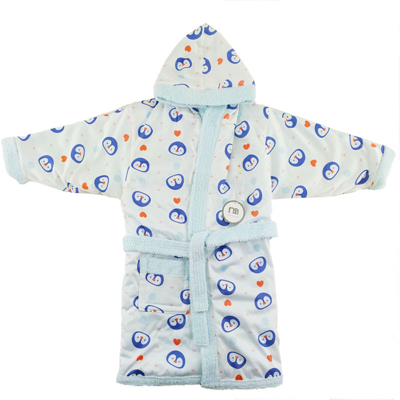 حوله تن پوش کلاه دار پنگوئن و قلب مادرکر Mothercare