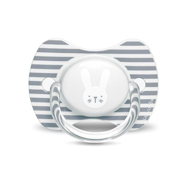 پستانک بادامی 6-18 ماه خرگوش راه راه suavinex