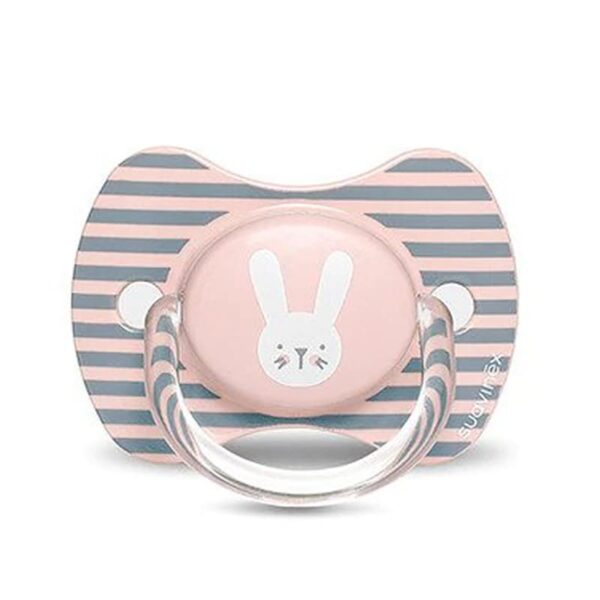 پستانک بادامی 6-18 ماه خرگوش راه راه suavinex