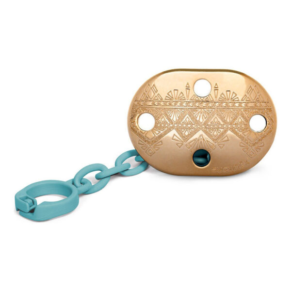 زنجیر پستانک بیضی طلائی سواوینکس suavinex