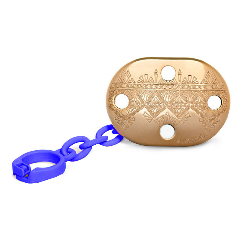 زنجیر پستانک بیضی طلائی سواوینکس suavinex