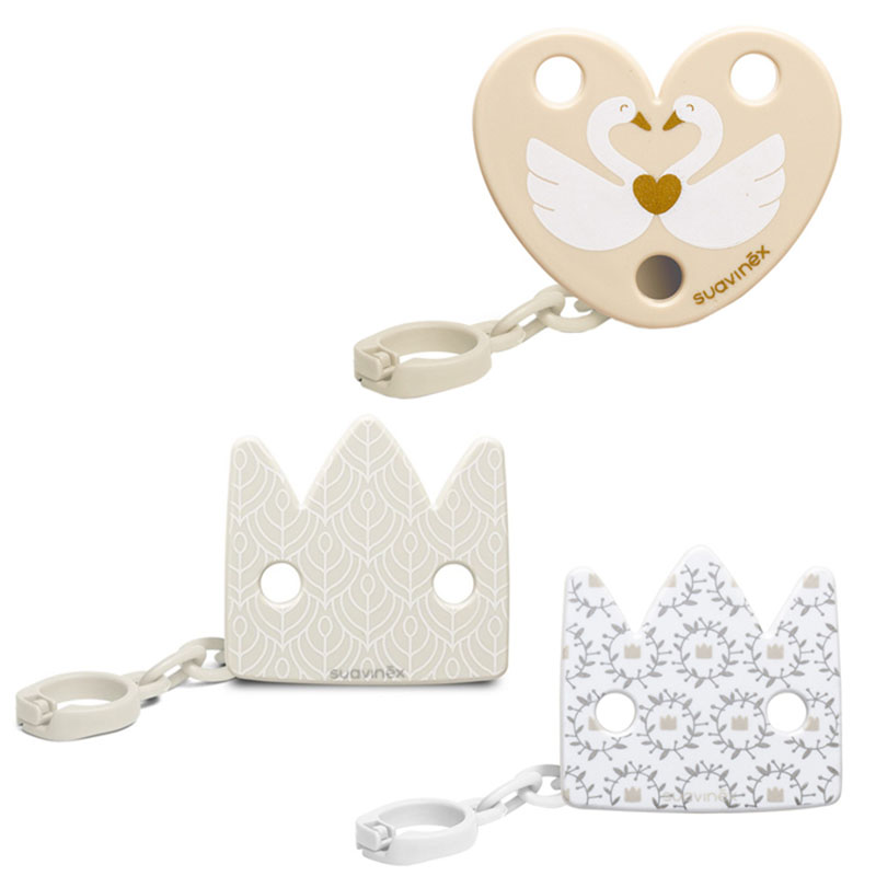 زنجیر پستانک طرح تاج سوآوینکس suavinex