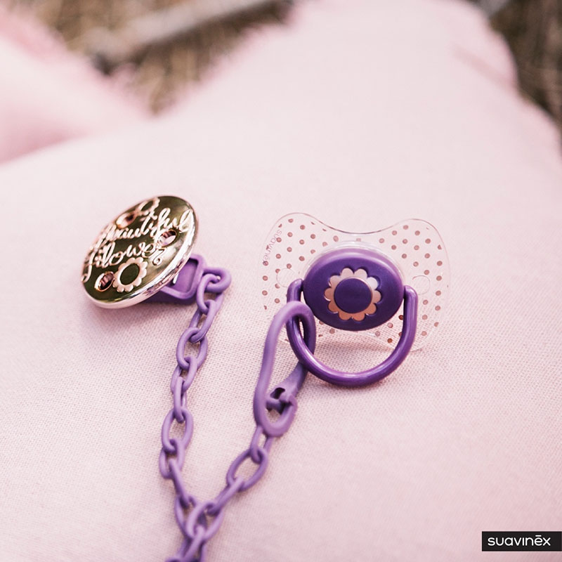 زنجیر پستانک گرد طلائی پسرانه سوآوینکس suavinex