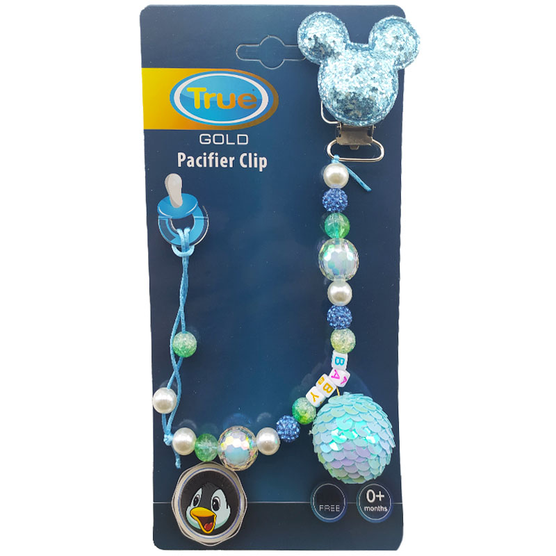 زنجیر پستانک مهره ای طرح میکی موس