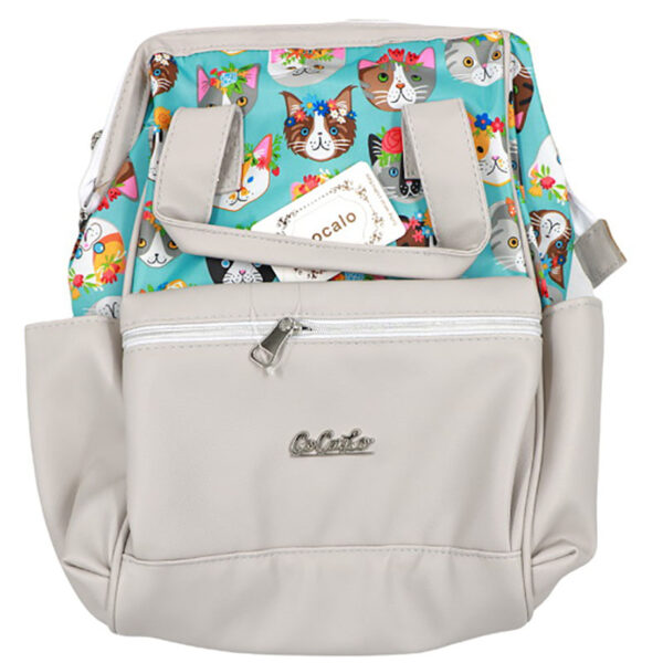 ساک لوازم کودک چرمی طرح گربه كوكالو Cocalo