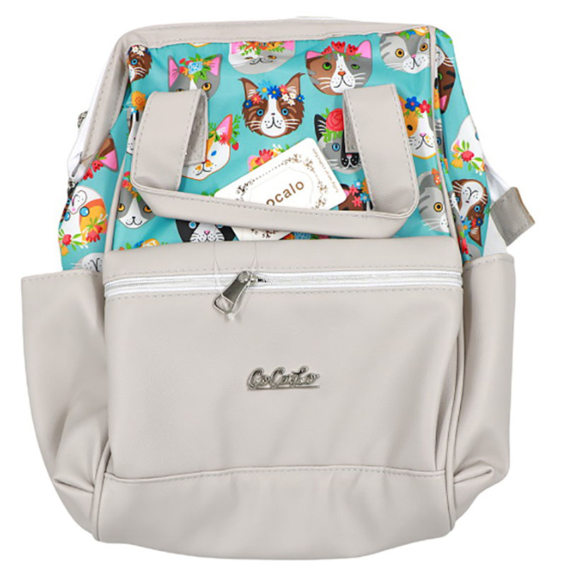 ساک لوازم کودک چرمی طرح گربه كوكالو Cocalo