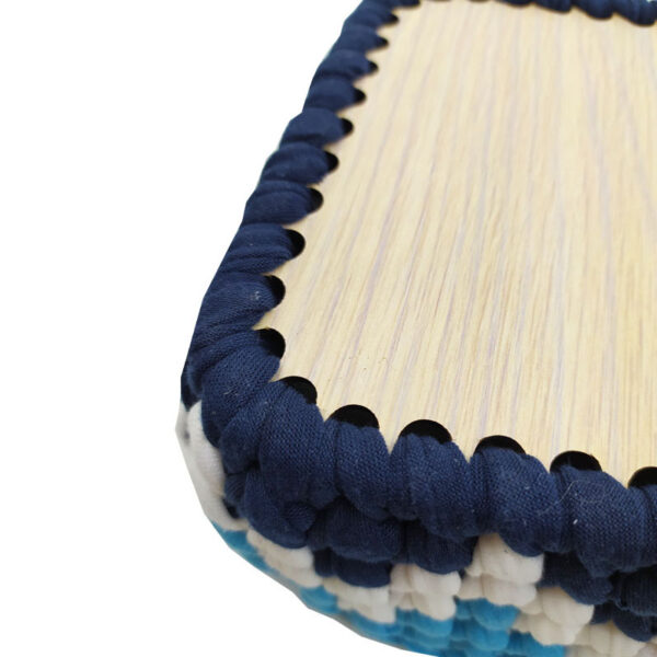 گیره تکی پاپیونی خزدار نگین دار Perance hairbows