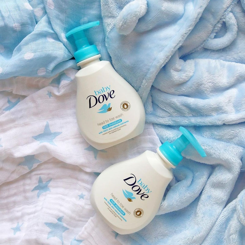 شامپو سر و بدن کودک 200 میل پمپی داو Dove