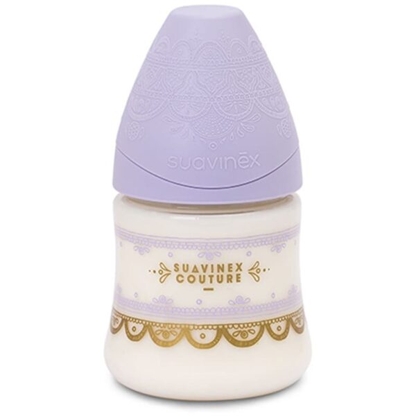 شیشه شیر پیچازی ارتودنسی پسرانه 150 میل suavinex