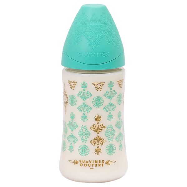 شیشه شیر پیچازی ارتودنسی پسرانه 150 میل suavinex