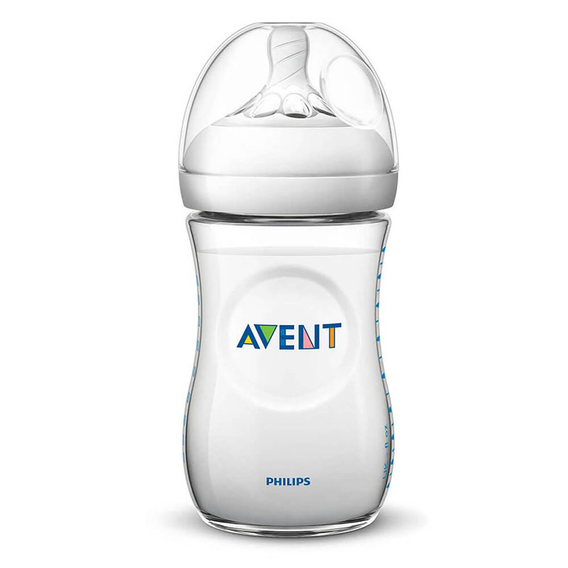 شیشه شیر جعبه ای نچرال 260 میل اونت  Avent