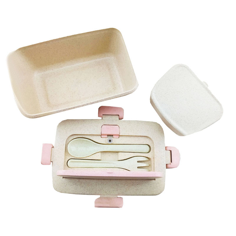 ظرف غذا کودک گیاهی چهار تکه مستطیلی